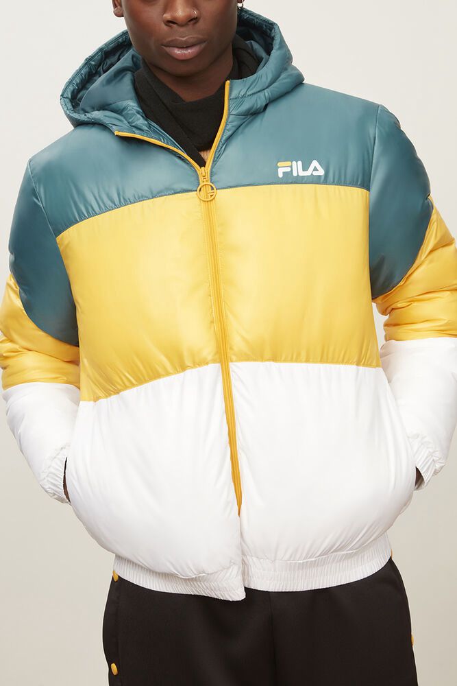 Fila Jacket Mens White - Tatum Wind - Philippines 7948612-JR